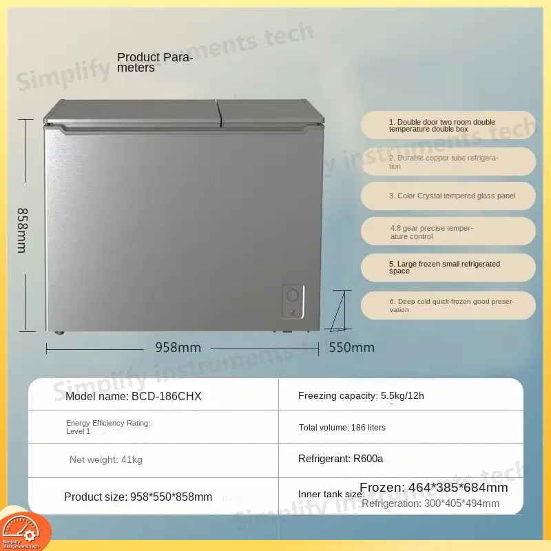 Large Capacity Double Door Hou - огляд і ціна Commercial Chest Freezer