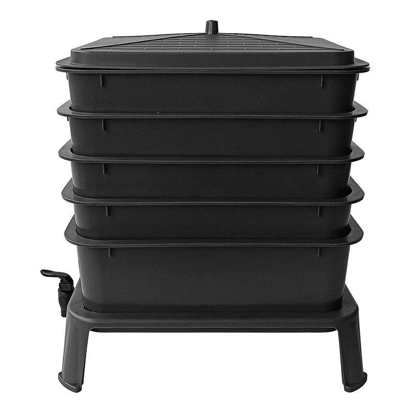Heavy Duty 50L 5-Tray Worm Far - огляд і ціна Commercial Kitchen Bin