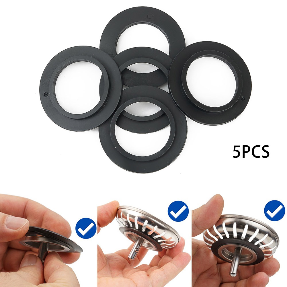 5pcs Rubber Kitchen Sink Rubbe - огляд і ціна Commercial Kitchen Bin